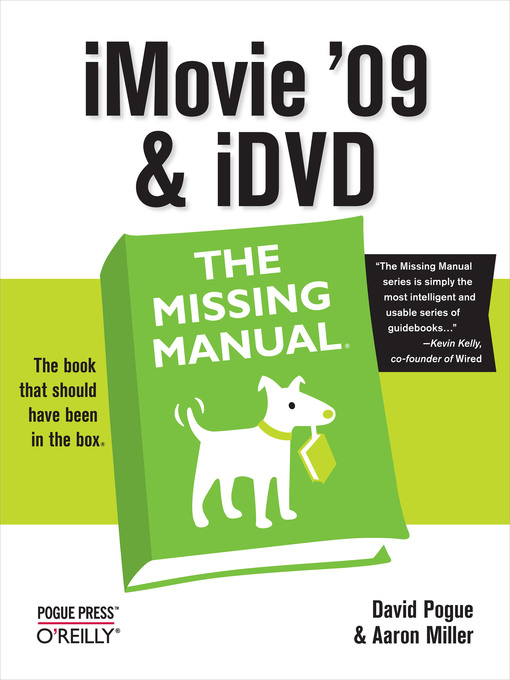 Title details for iMovie '09 & iDVD by David Pogue - Available